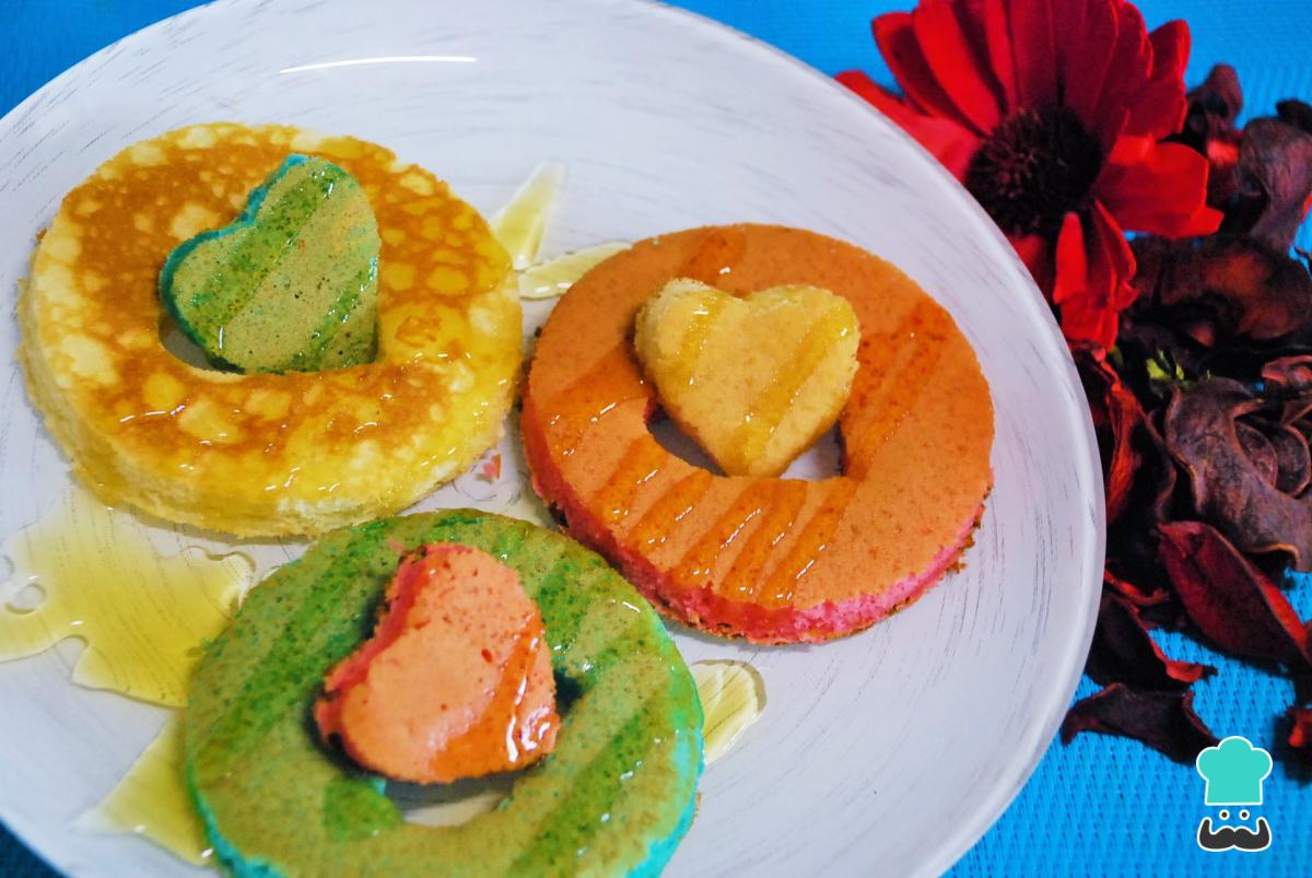 Receta de Tortitas americanas para San Valentín