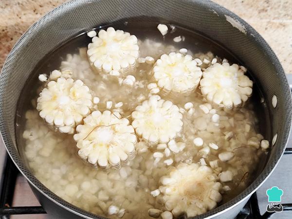 Receta de Atole de grano - Paso 2