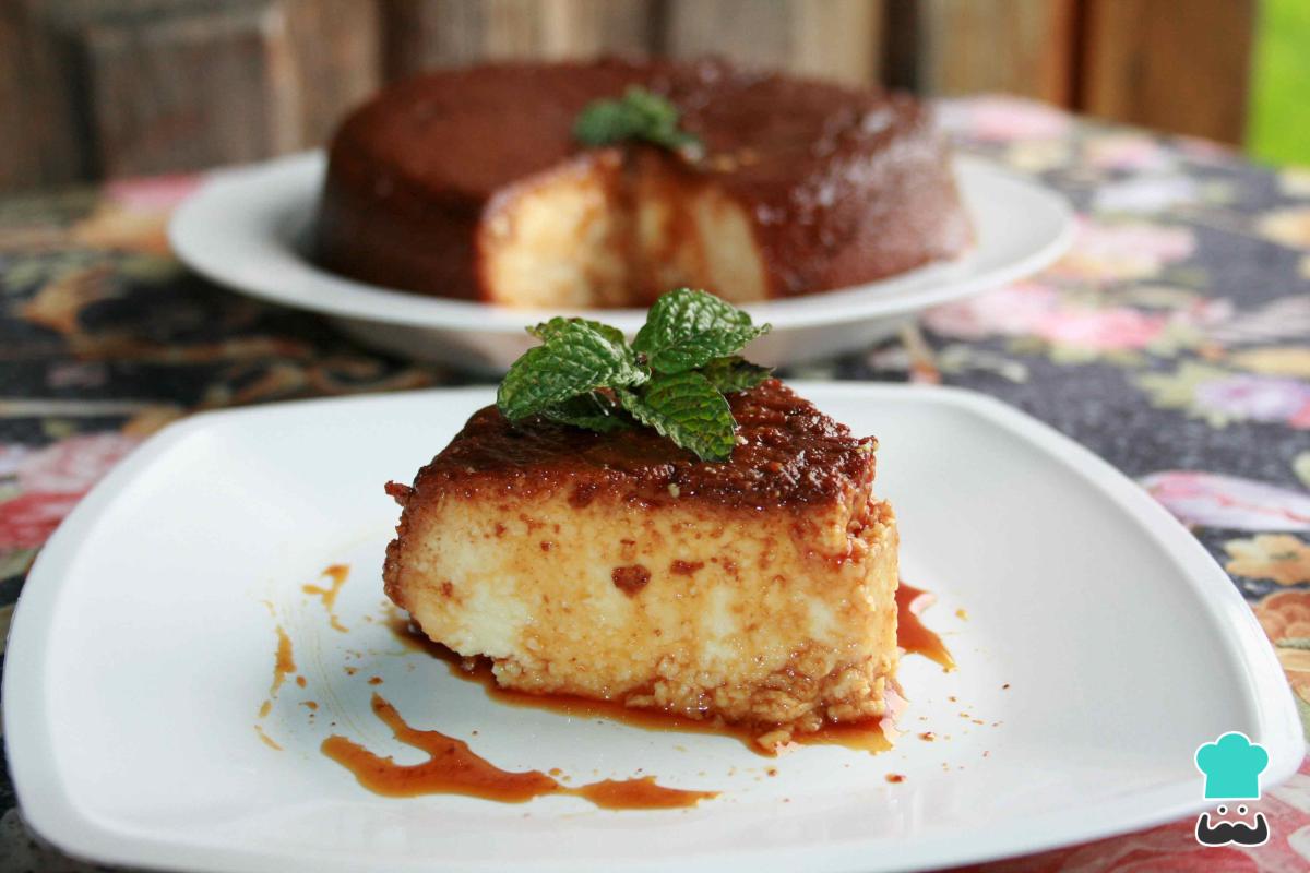 Receta de Flan de requesón casero