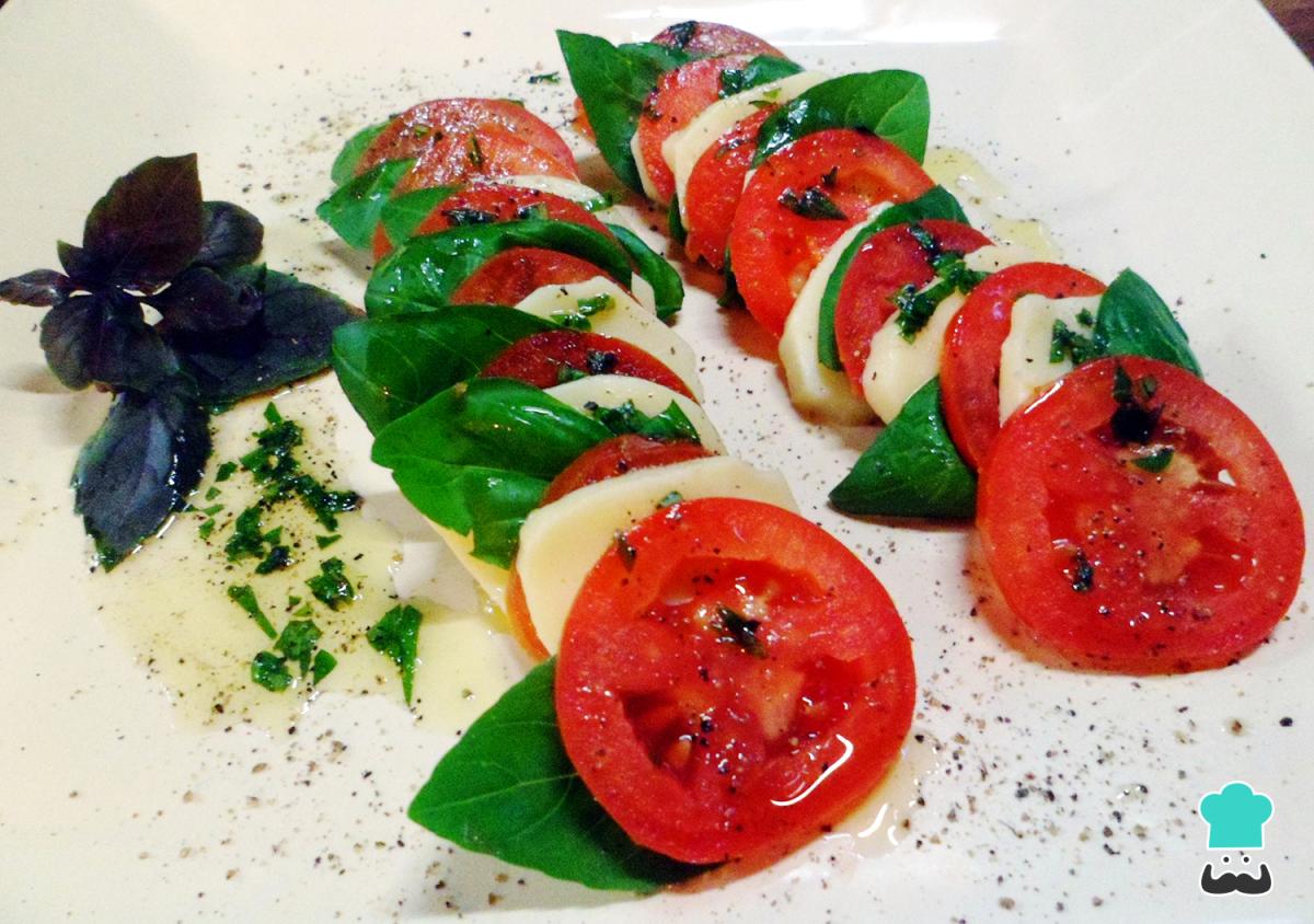 Receta de Ensalada caprese