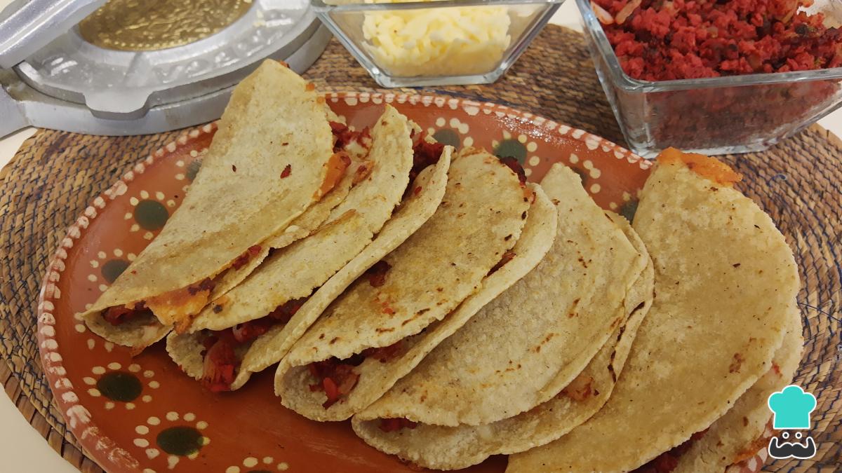 Receta de Quesadillas de chorizo