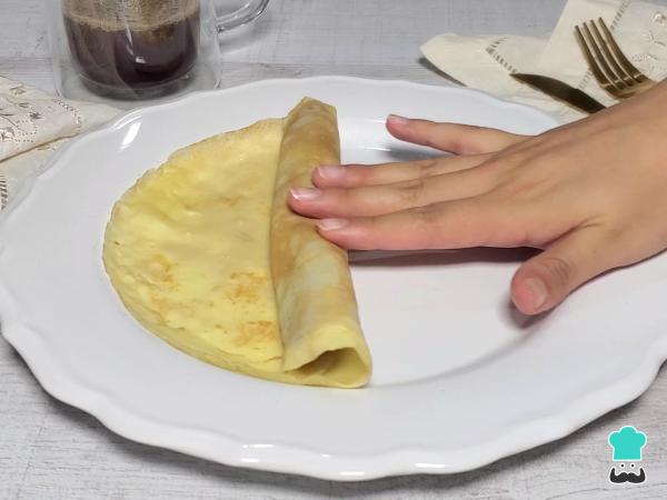 Receta de Panqueques con dulce de leche (filloas dulces) - Paso 6