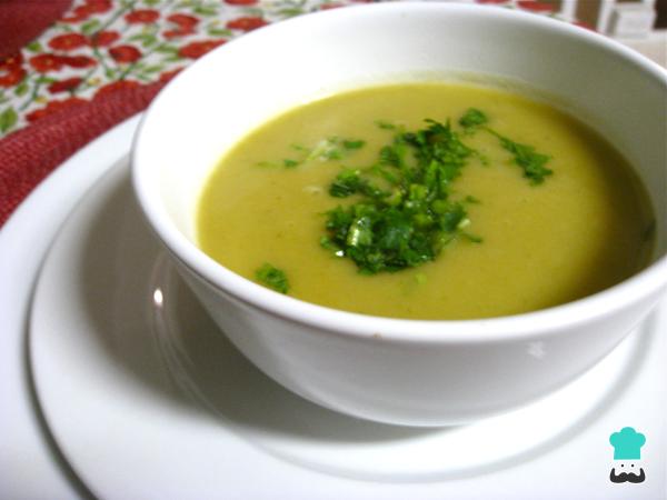 Receta de Nutritiva Sopa de apio