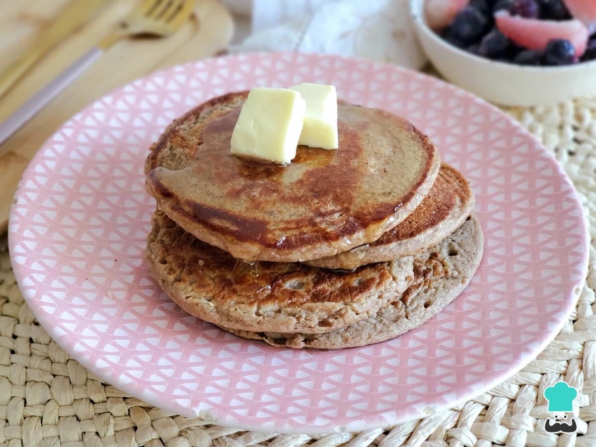 Receta de Panqueques de avena sin huevo