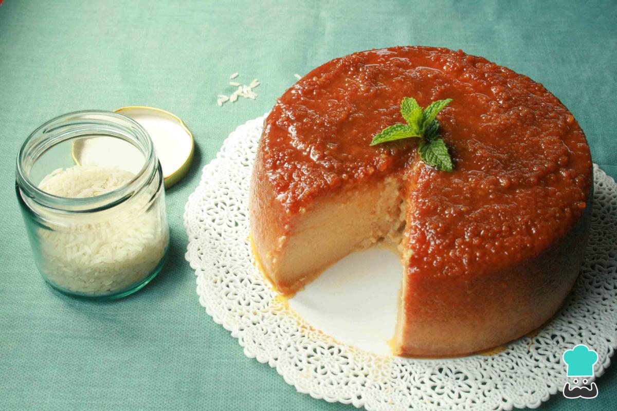Receta de Flan de arroz con leche (sin horno)
