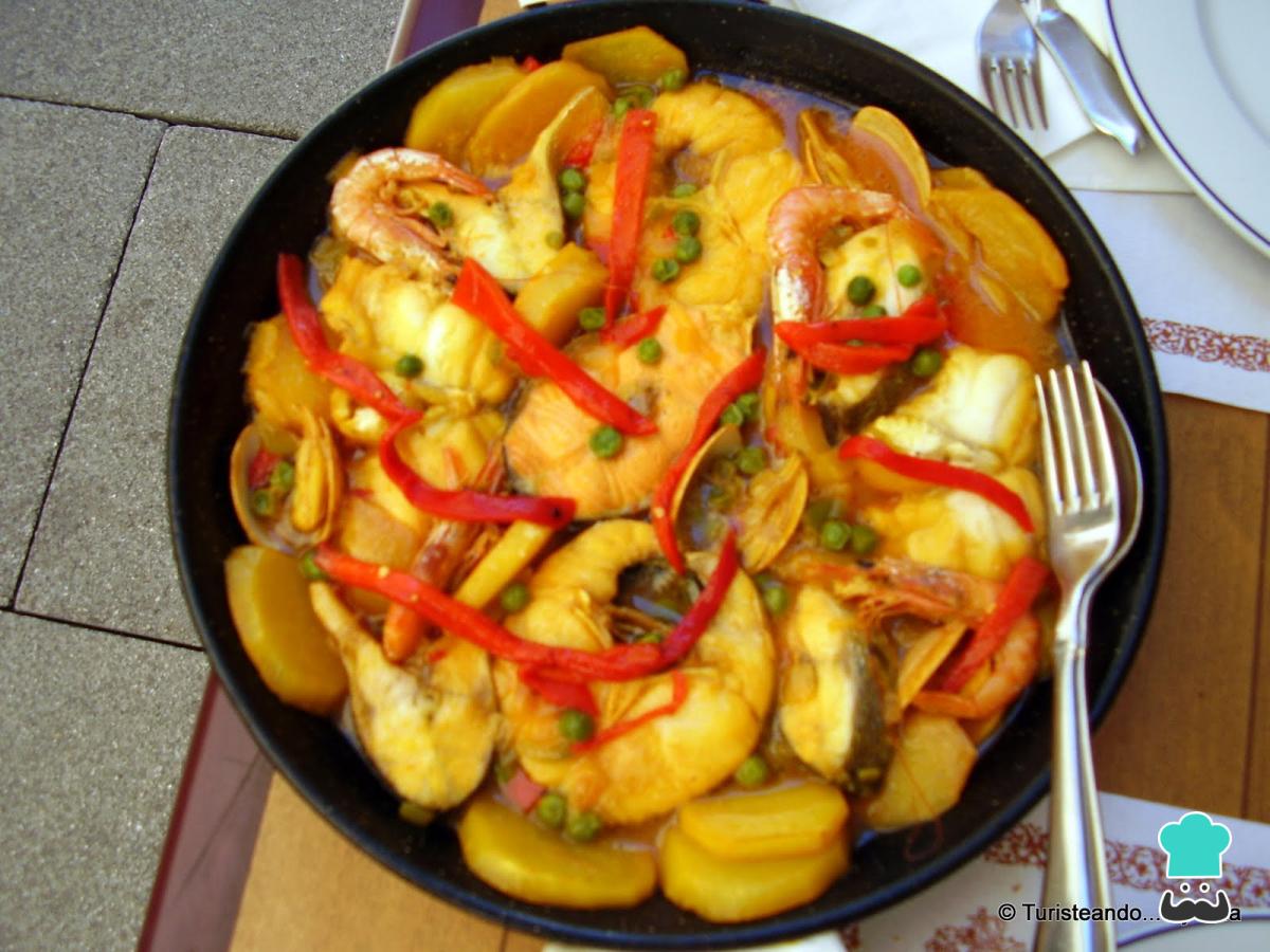 Receta de Caldereta de langostinos