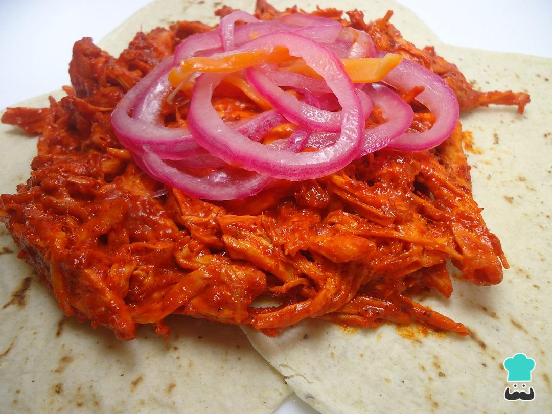 Chimichangas de Pollo pibil ¡Receta fácil!