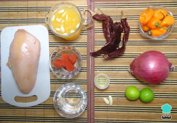 Receta de Pollo pibil yucateco - Paso 1