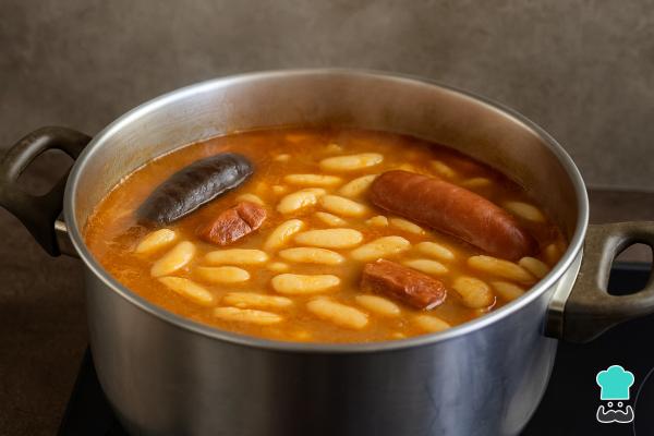 Receta de Fabada asturiana en olla express - Paso 8