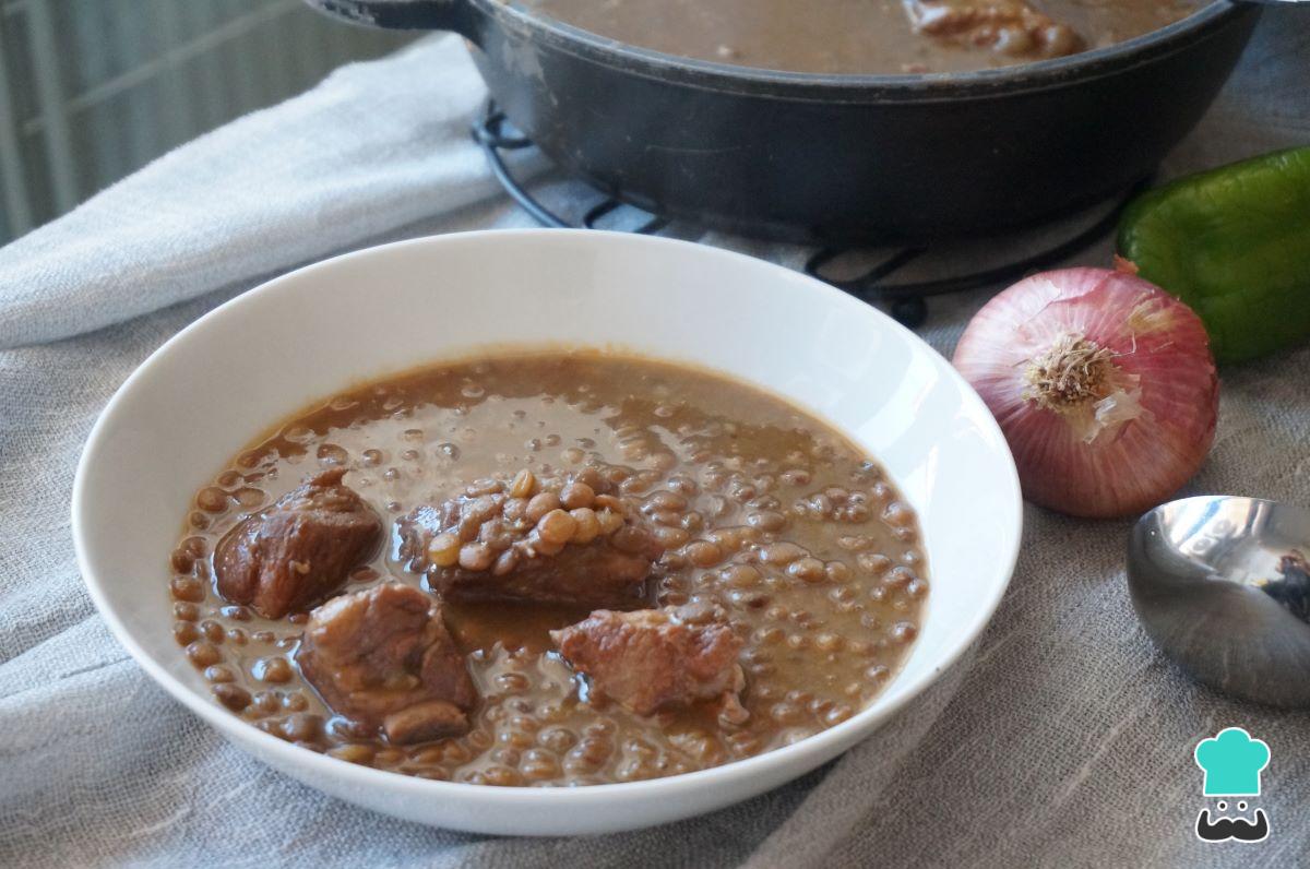 Receta de Lentejas sencillas y rápidas