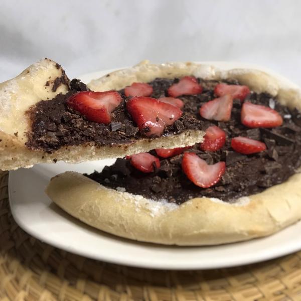 Pizza de chocolate - Receta FÁCIL y DELICIOSA