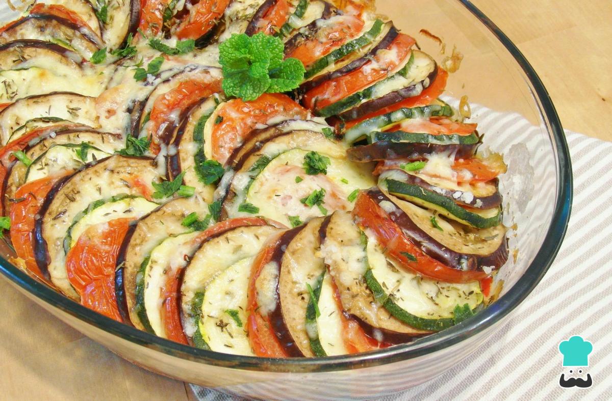 Receta de Tian de verduras