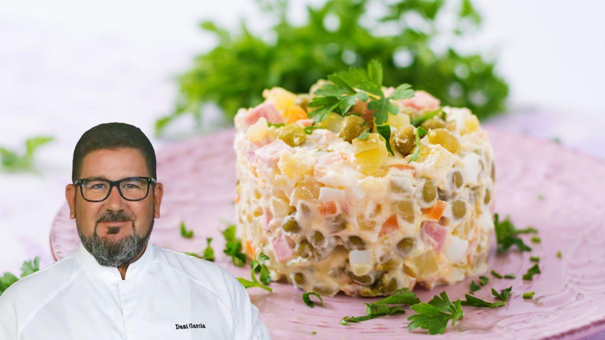 Dani García, chef: “La ensaladilla rusa de pollo que te salva una cena en 4 minutos y está buenísima”