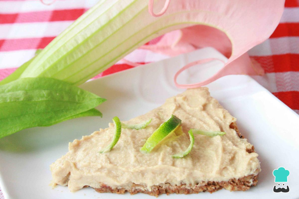 Receta de Pie de limón crudivegano