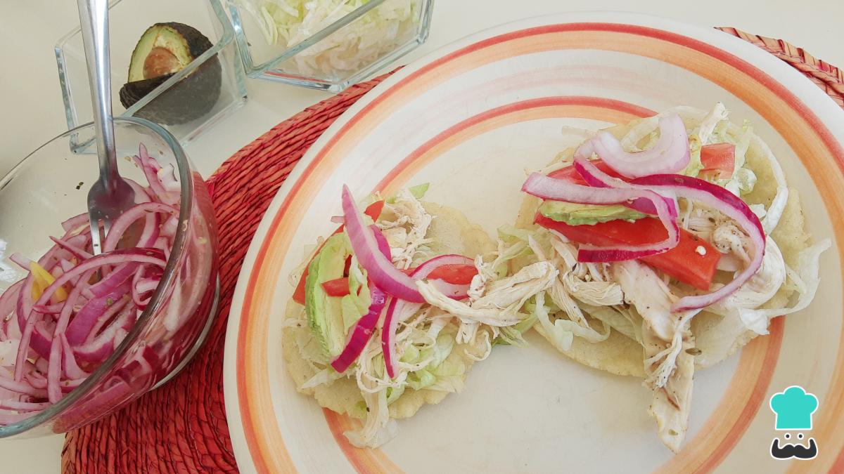Receta de Salbutes de pollo