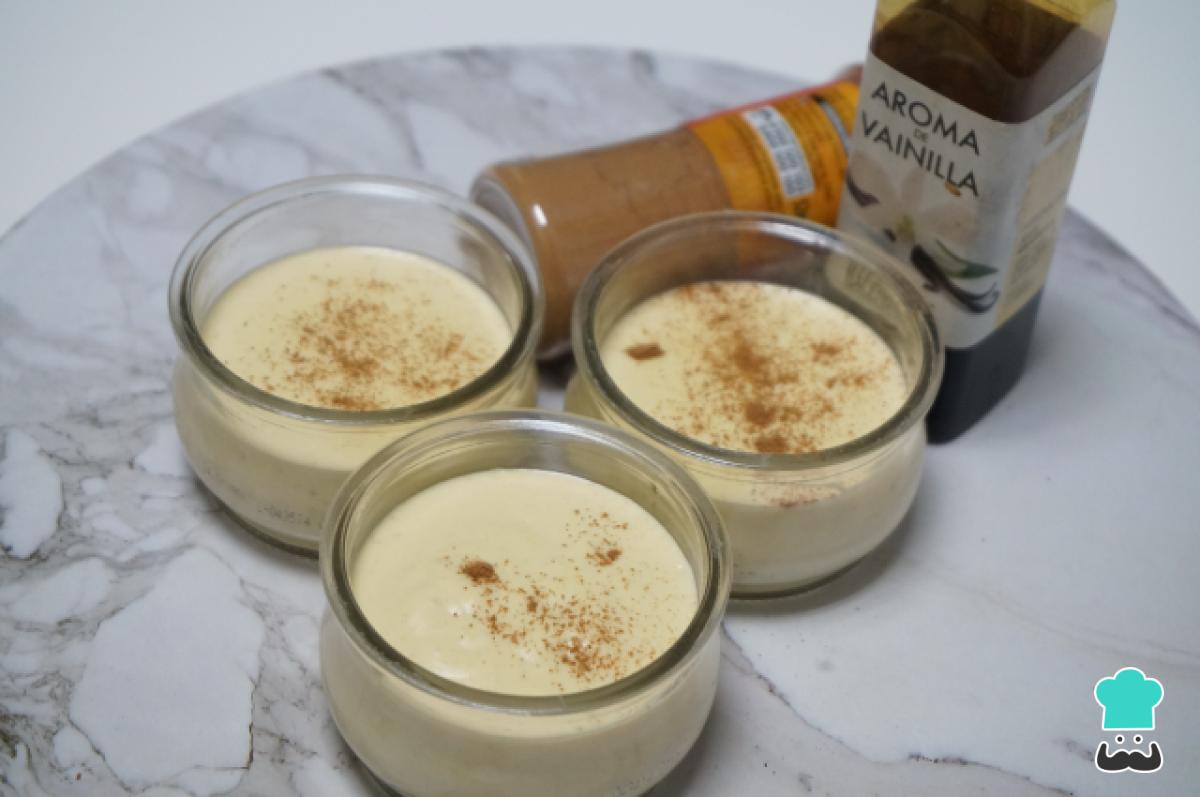 Receta de Natillas con leche de avena