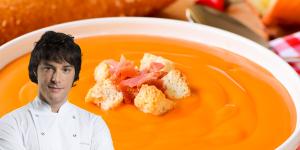 Jordi Cruz, chef: “El salmorejo más cremoso lleva 1 kilo de tomates, 150 g de pan y un sencillo truco antes de triturarlo”