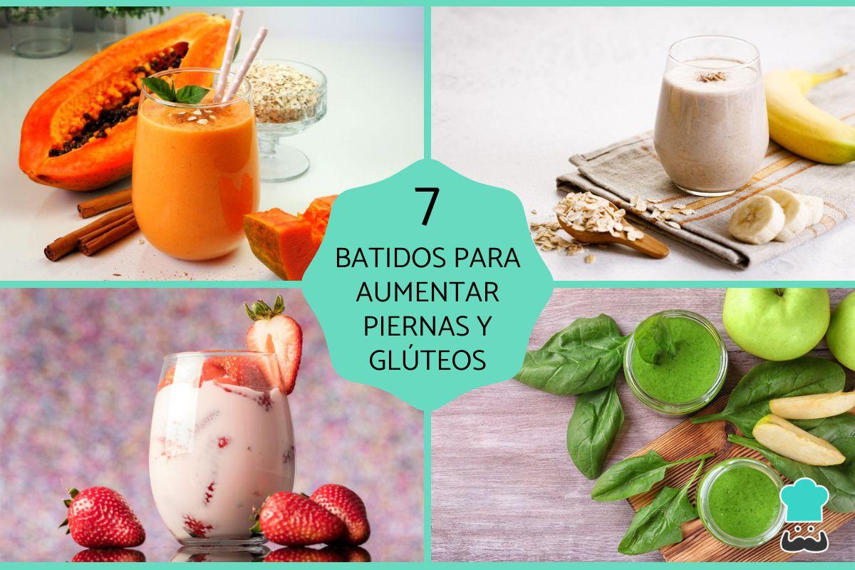 Batidos para aumentar masa muscular en piernas y glúteos