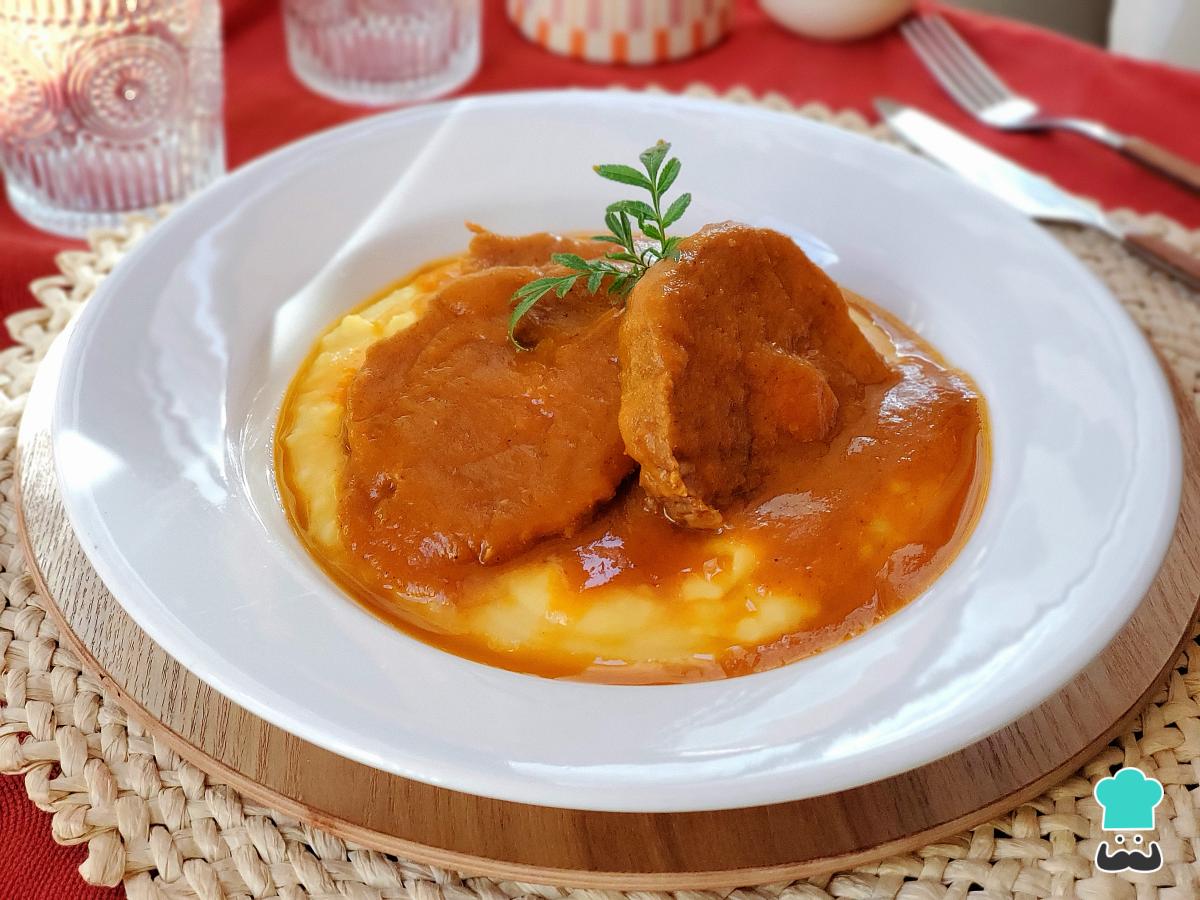 Receta de Asado de res con puré