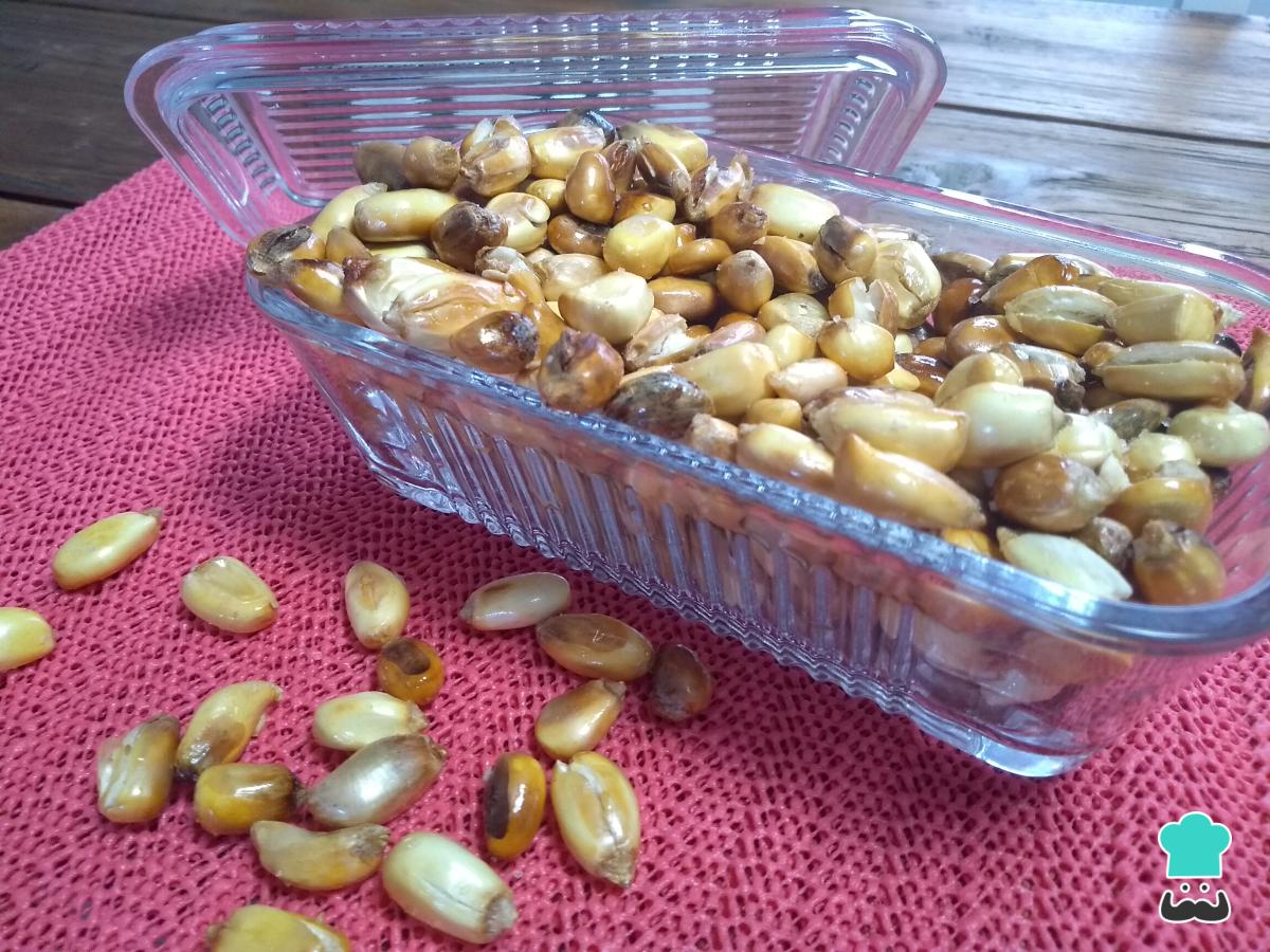 Receta de Maíz tostado