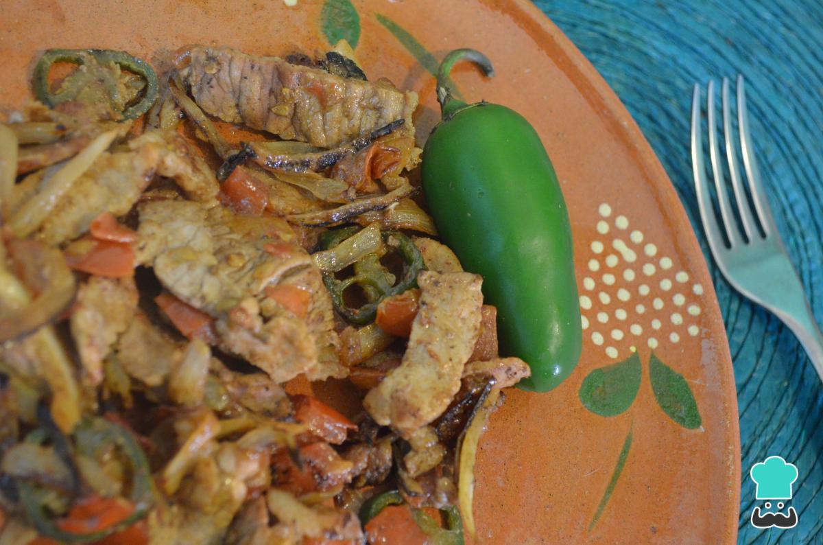 Receta de Carne a la mexicana