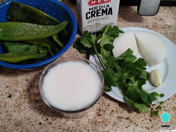 Receta de Espagueti verde con camarones - Paso 3