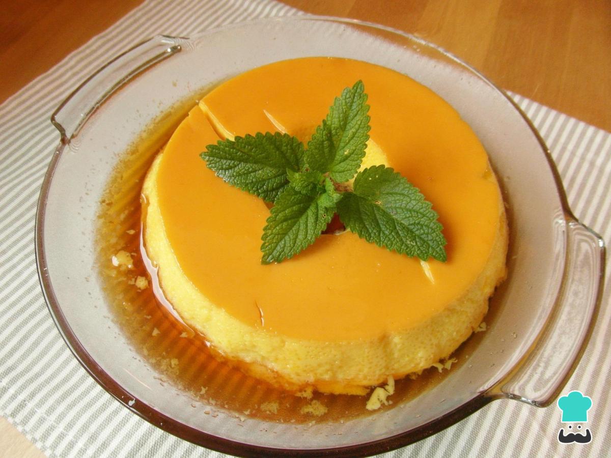 Receta de Flan de leche condensada al baño María