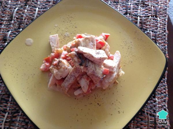 Receta de Fricasse de pollo - Paso 7