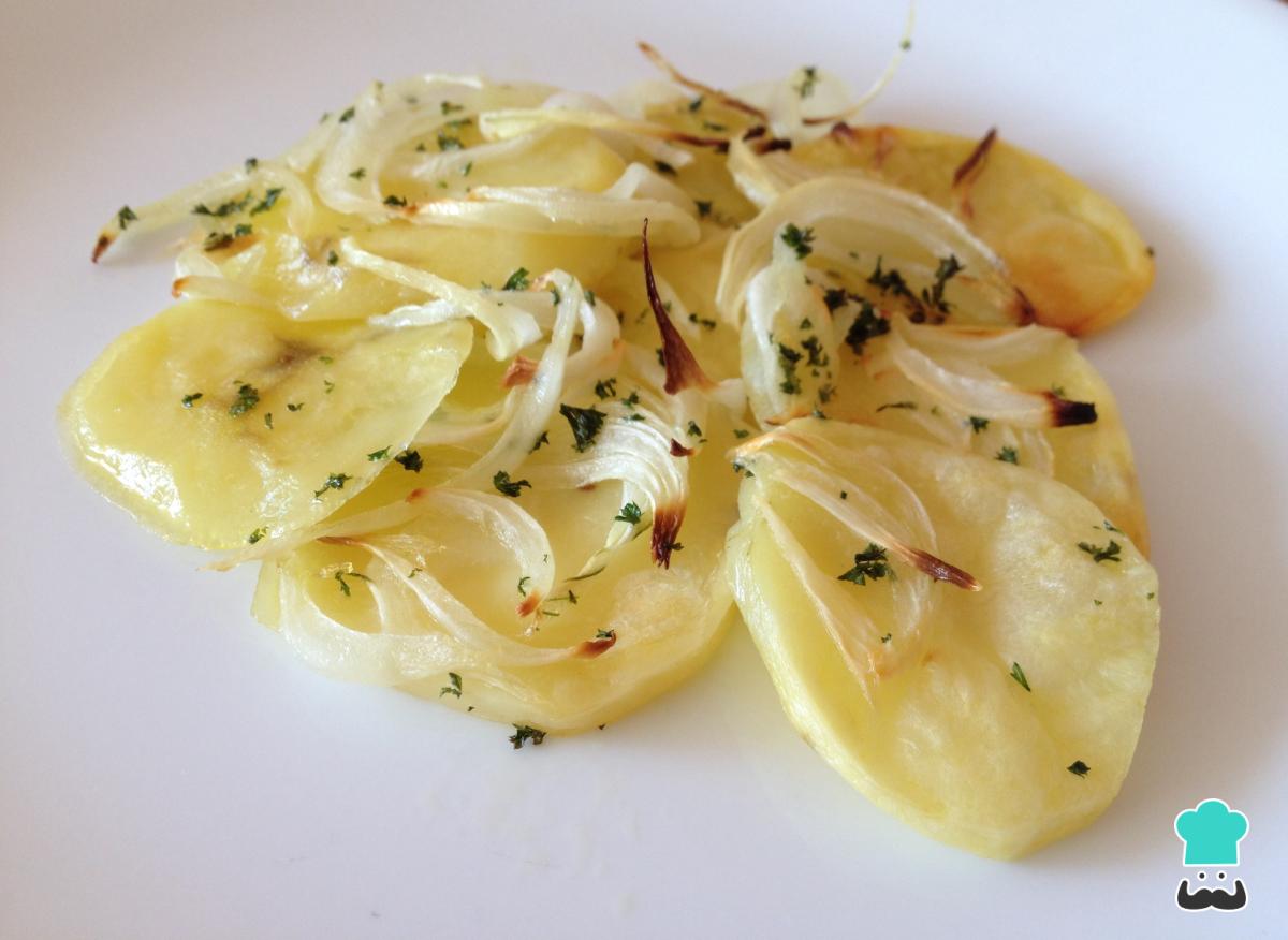 Receta de Patatas panaderas crujientes
