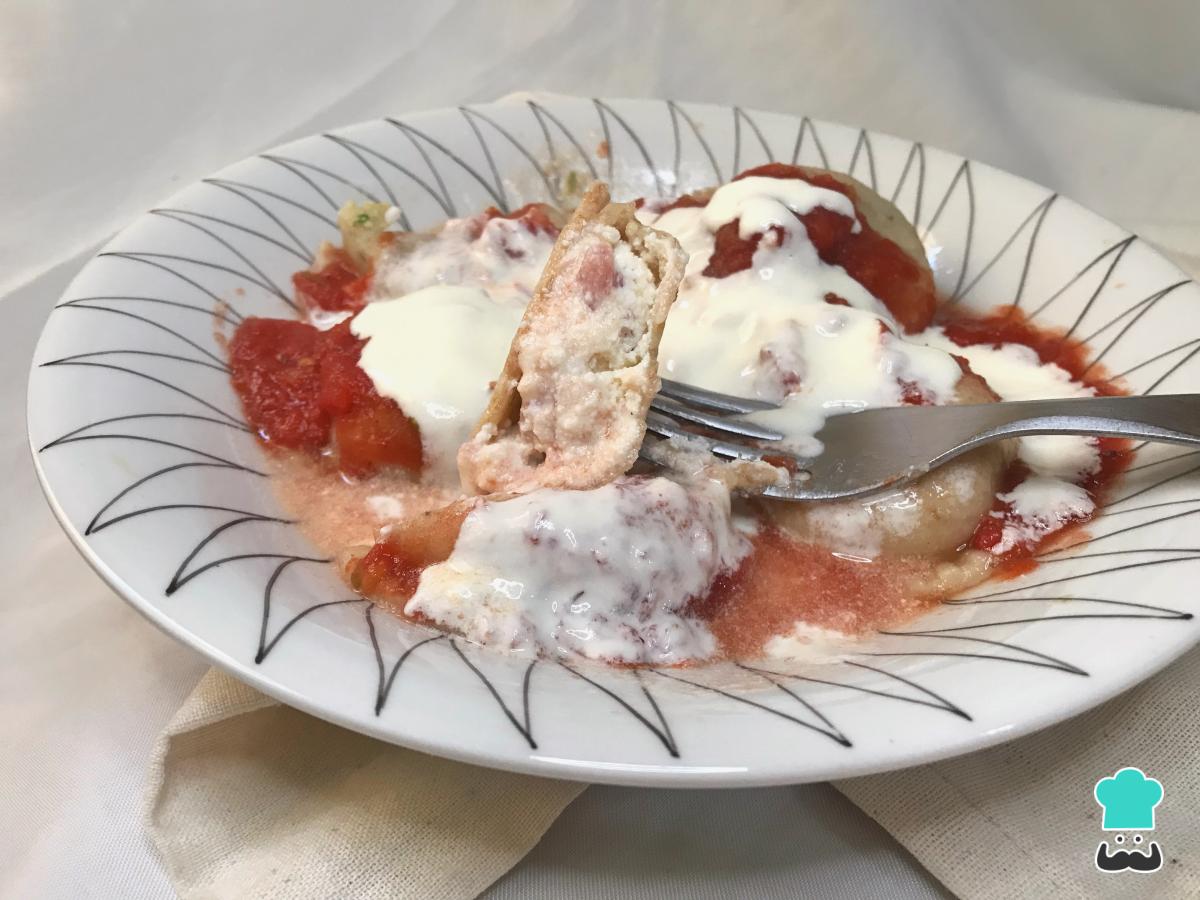 Receta de Sorrentinos de ricota