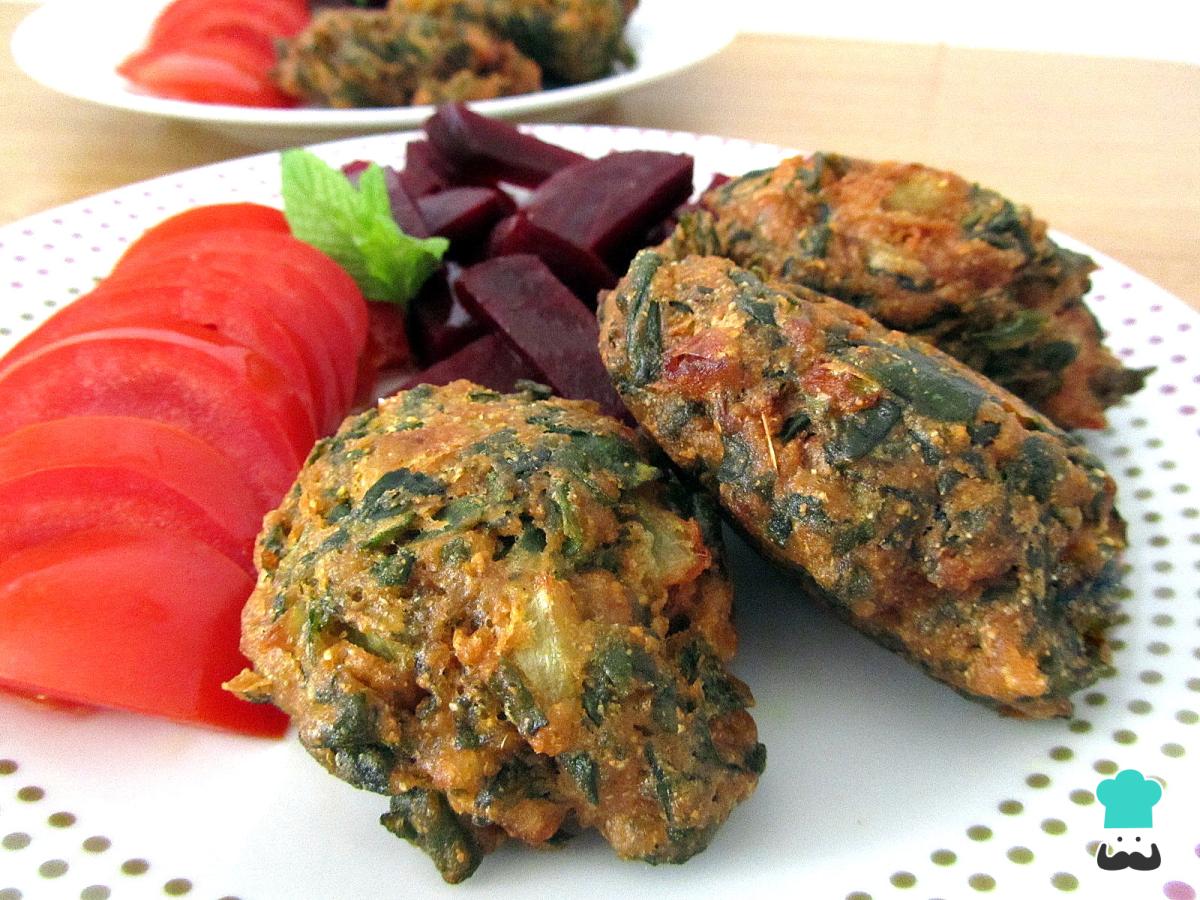 Receta de Buñuelos de acelga sin huevo