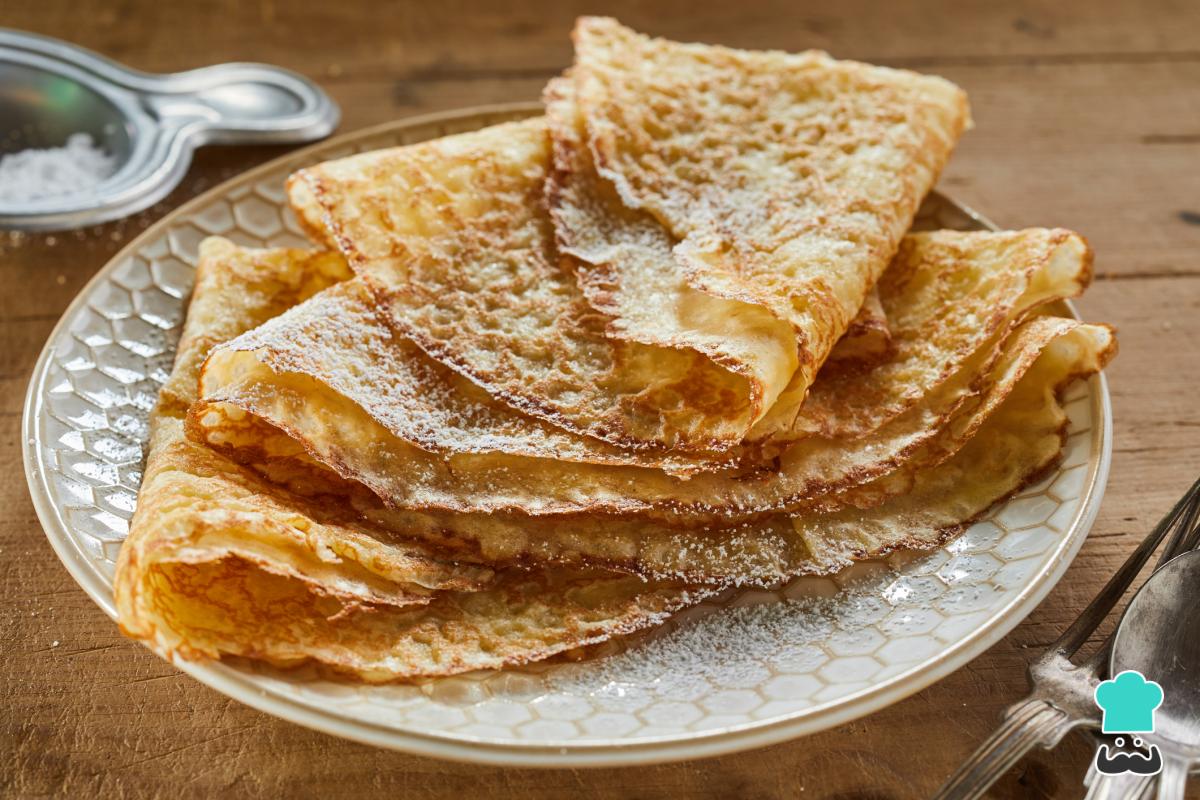 Receta de Crepas dulces caseras