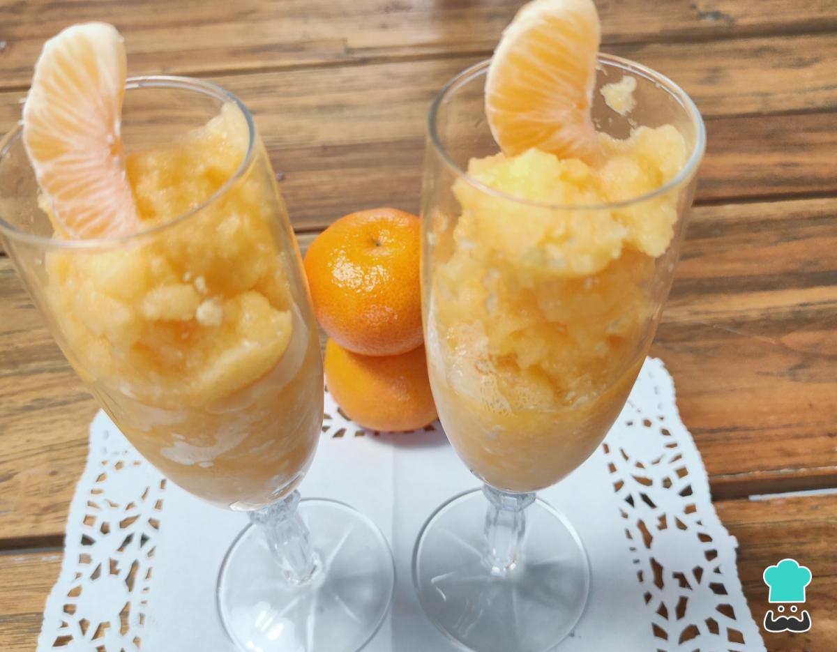 Receta de Sorbete de mandarina