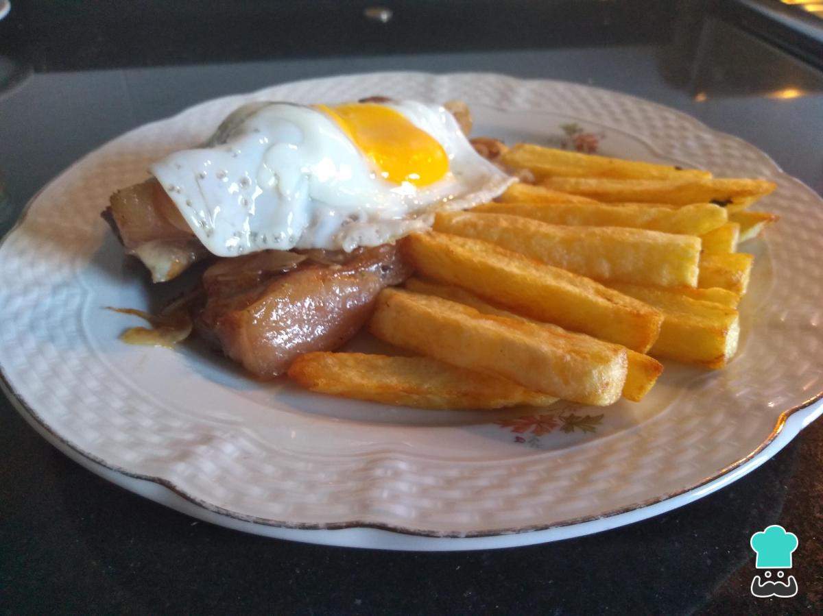 Receta de Bistec a lo pobre