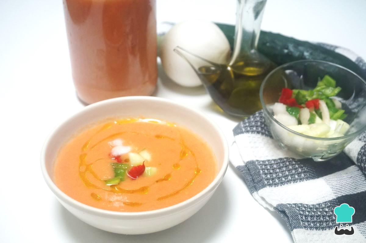 Receta de Gazpacho casero