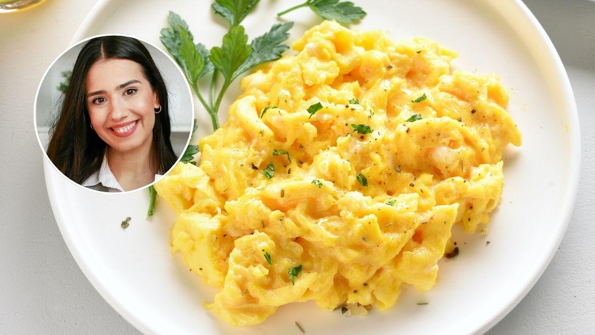 Sandra Moñino, nutricionista: “Prefiero desayunar huevos revueltos o una tortilla antes que tostadas”