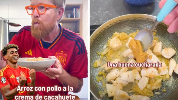 Lamine Yamal desvela el plato que le preparaba su madre antes de los partidos: “Me hacía arroz con pollo y salsa de cacahuete para coger fuerzas” - Ingredientes para preparar arroz con pollo y salsa de cacahuete