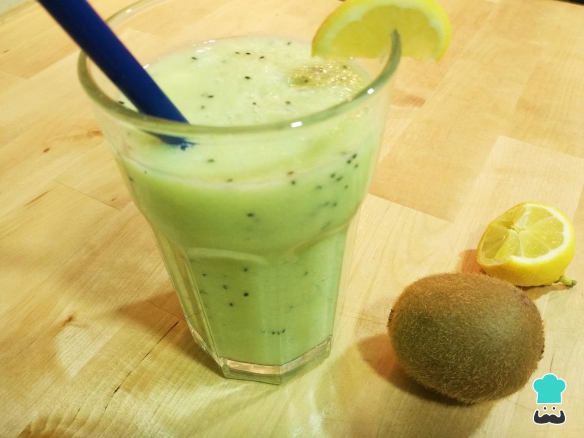 Batido de manzana verde con kiwi