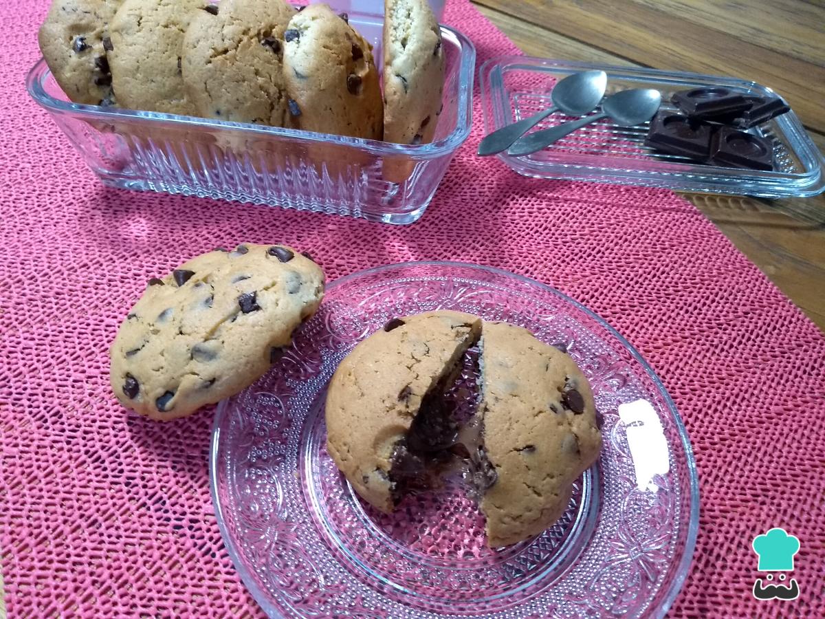 Receta de Cookies de Nutella