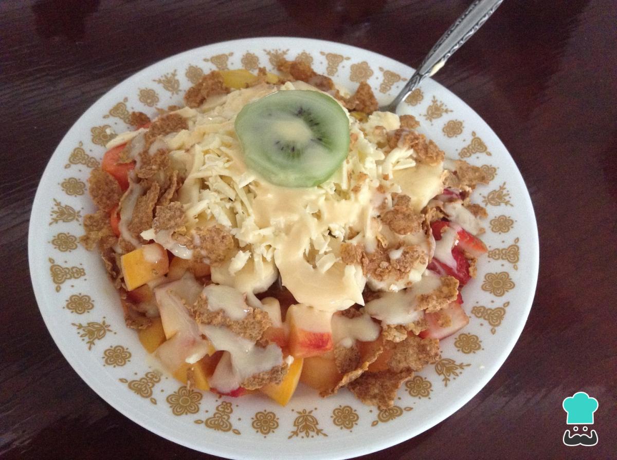 Receta de Ensalada de frutas colombiana