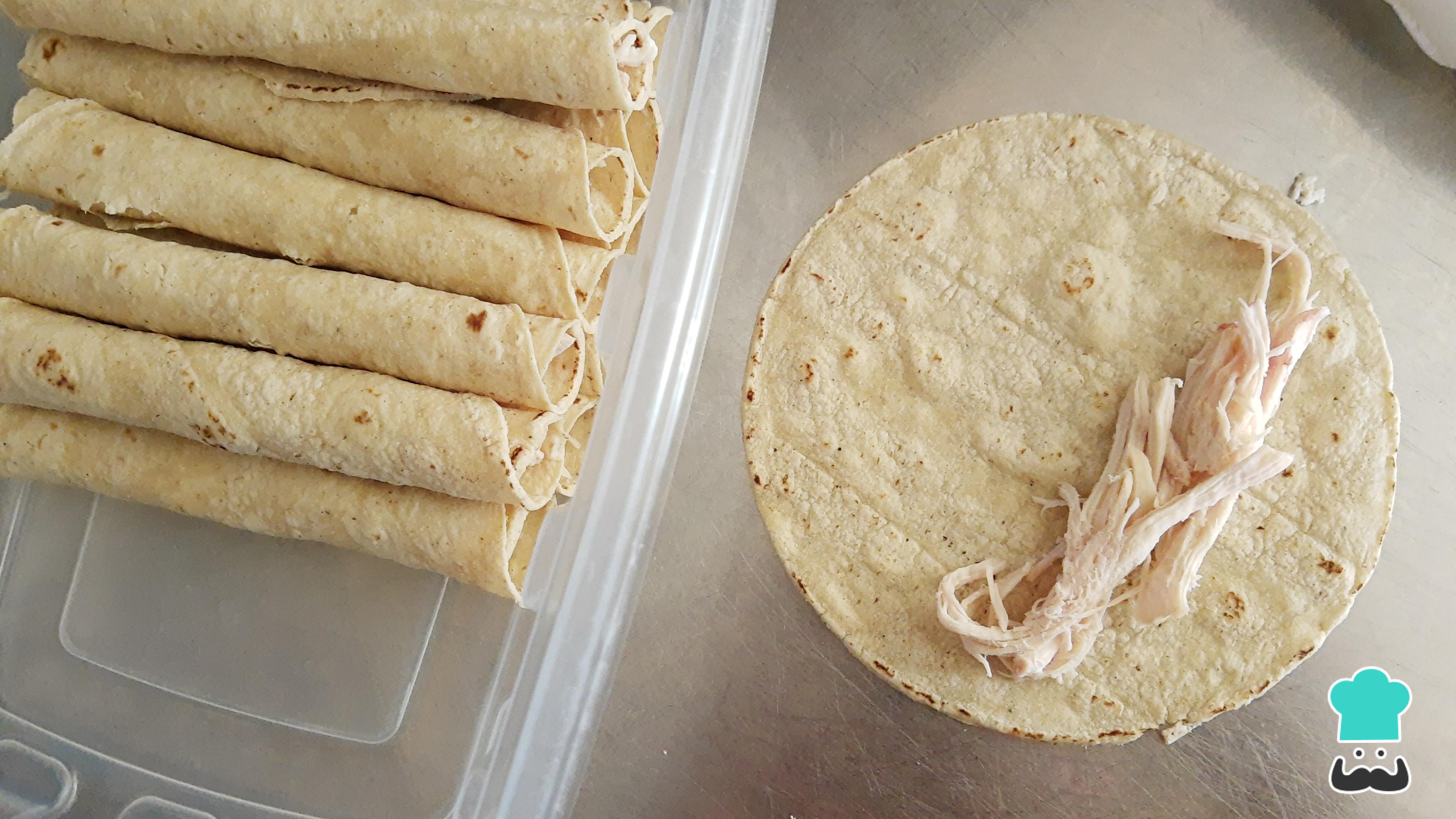 Flautas ahogadas Receta MEXICANA