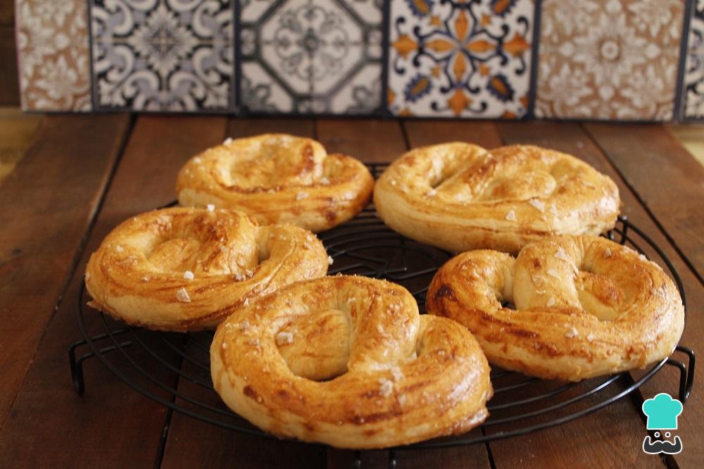 Pretzels salados - Fácil