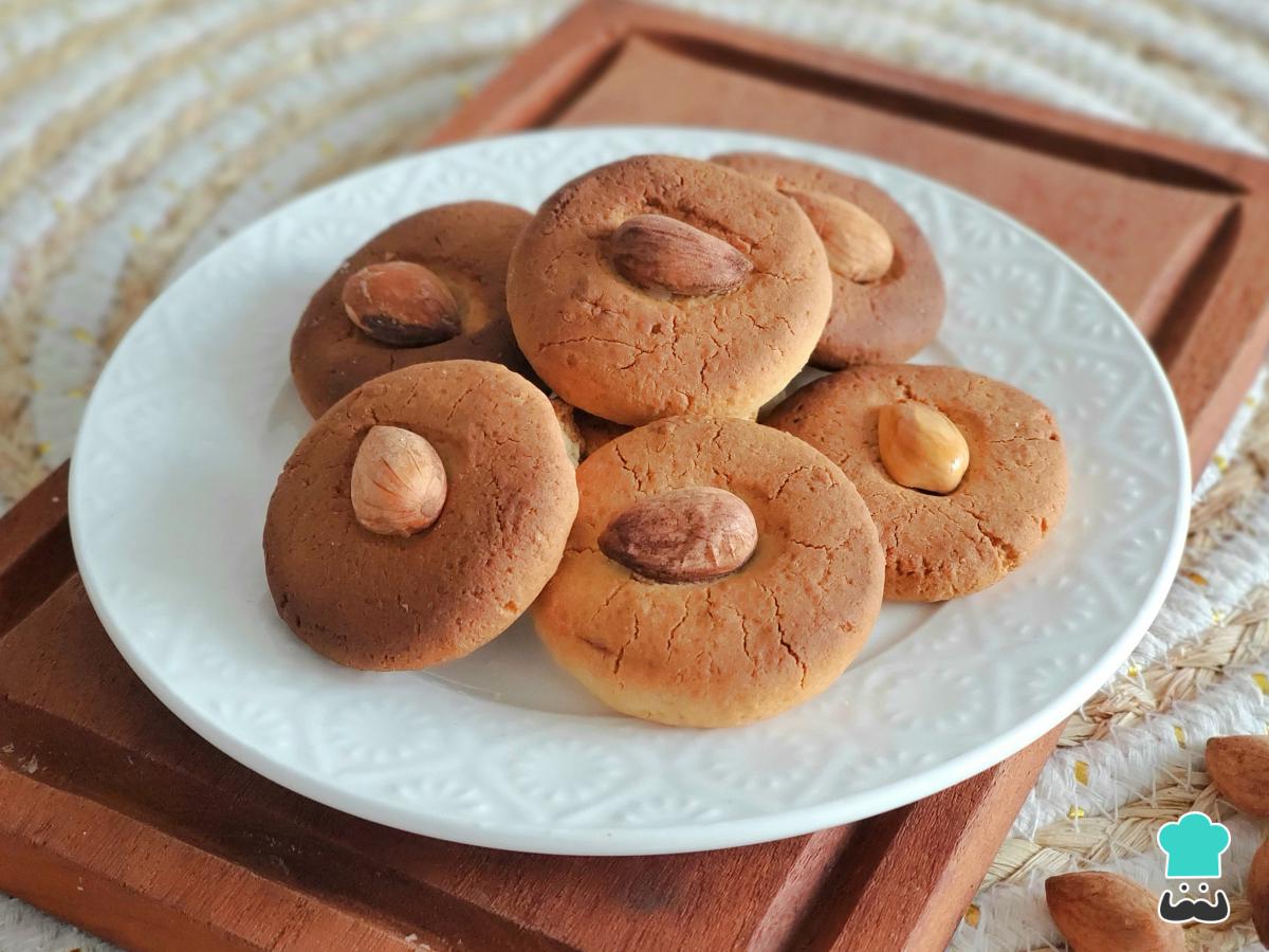 Receta de Galletas de mantequilla y almendra