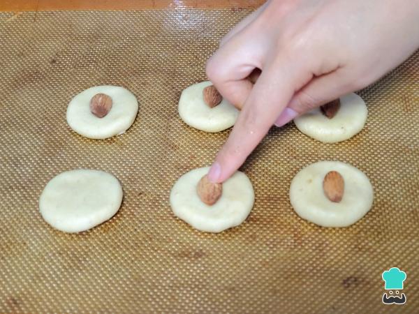 Receta de Galletas de mantequilla y almendra - Paso 5