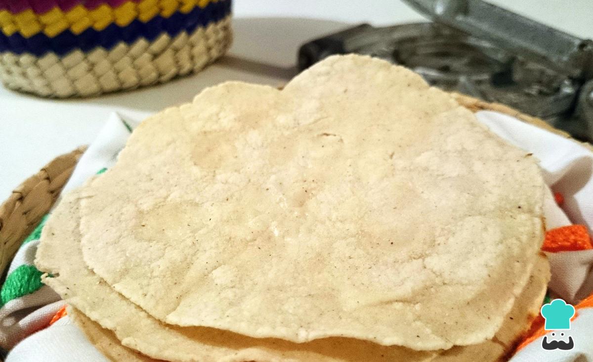 Receta de Tortillas mexicanas de maíz
