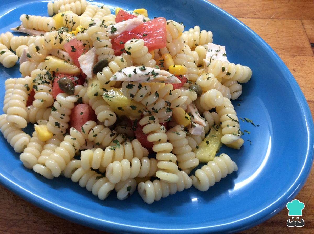 Receta de Ensalada de pasta para dieta
