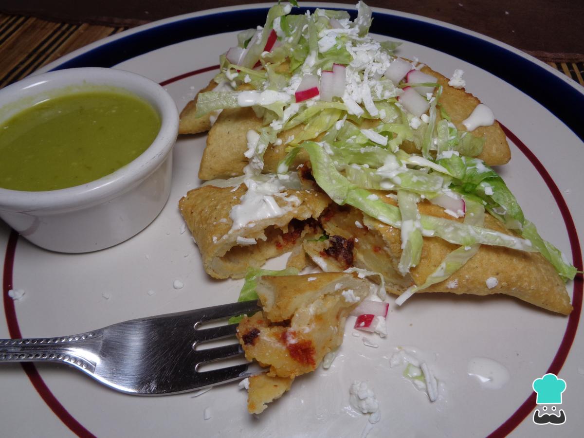Receta de Empanadas de papa con chorizo