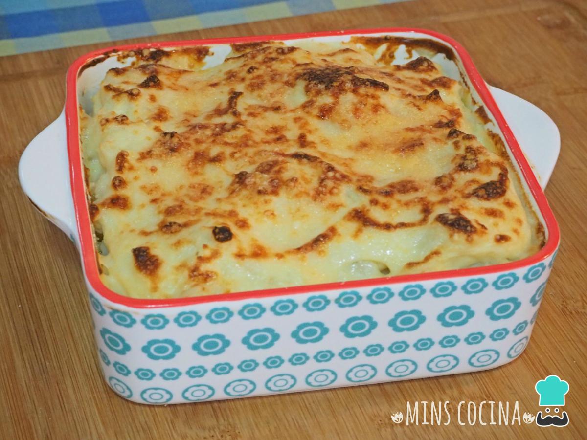 Receta de Coliflor con queso al horno