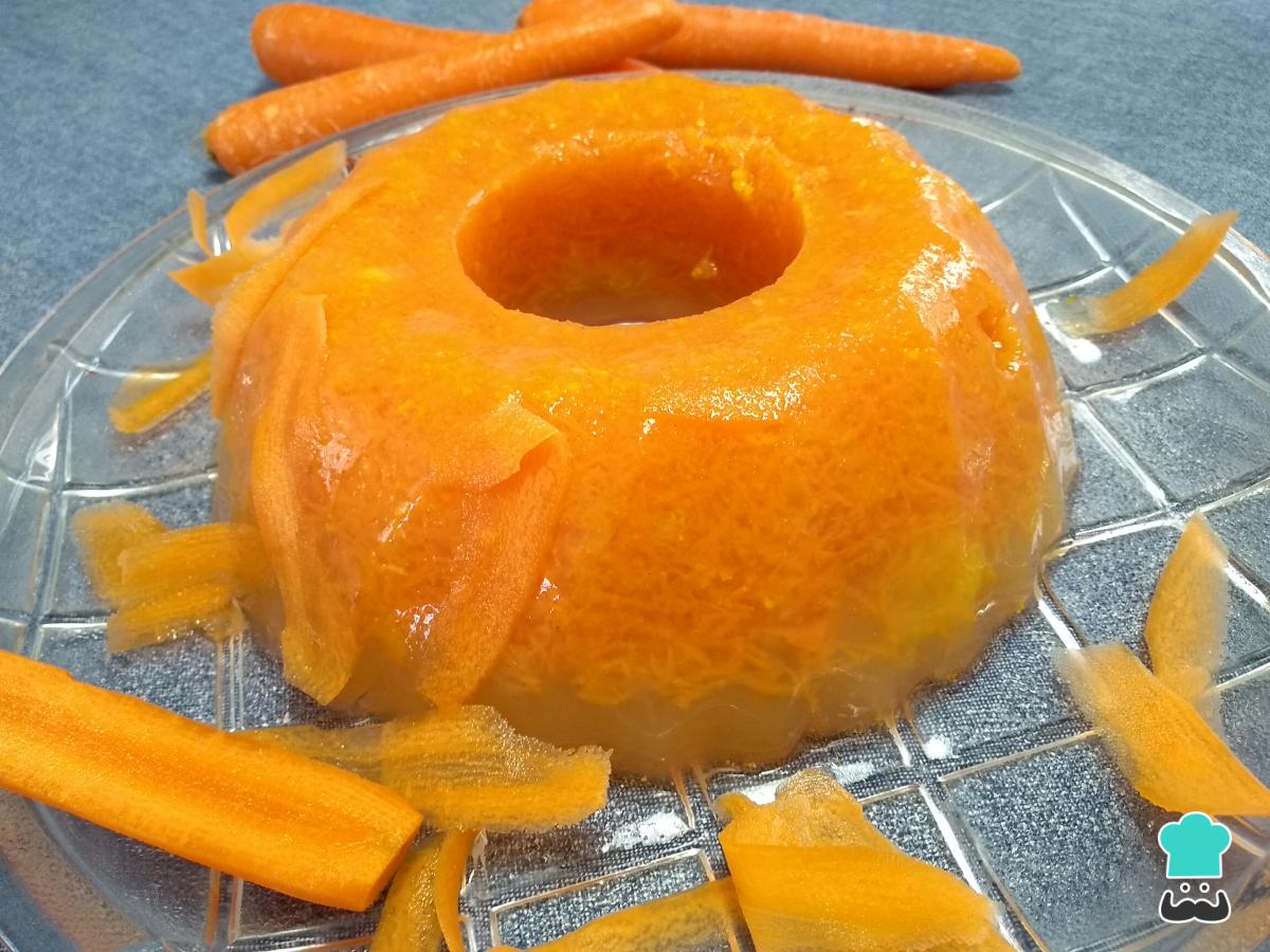 Receta de Gelatina de zanahoria