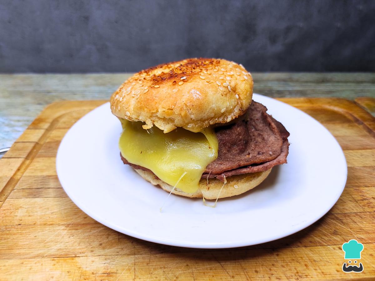 Receta de Sándwich Barros Luco